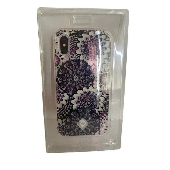 NEW Vera Bradley Protective Slim Case iPhone Xs & iPhone X Friendship Mandala - Picture 9 of 10